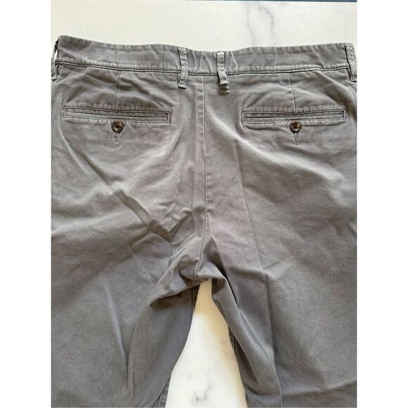 Goodfellow & Co mens 34x32 slate grey khaki Cotton pants - Picture 2 of 4
